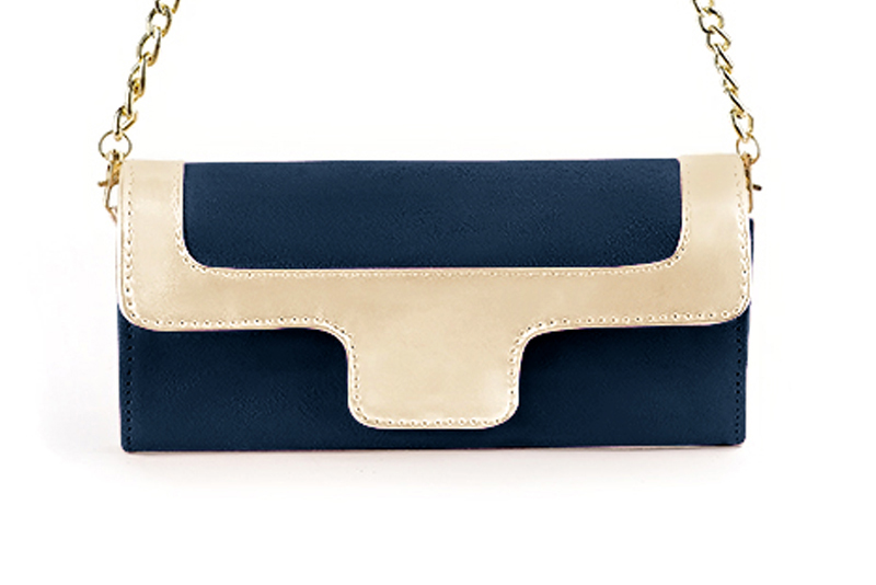 Navy blue dress clutch for women - Florence KOOIJMAN